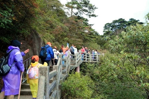 10月3日,黄山风景区迎客34000人